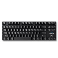 达尔优（dareu） EK820机械键盘精英版87键黑色红轴高键帽