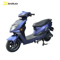 一多(ieduo)电动车 新款60v20ah轻便电摩真空胎液压减震 E1 普鲁士蓝/星空黑 60V
