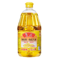 鲁花5S物理压榨食用油 压榨一级 花生油（1.8L/瓶）