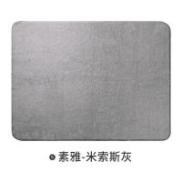 地毯卧室纯色床边毯北欧风加厚房间长方形现代简约客厅沙发茶几毯_1 160×160cm【可折叠易收纳】 素雅-米索斯灰【方形】