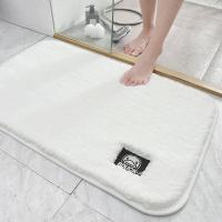 小鸭卫生间地垫地毯垫厨房吸水脚垫浴室防滑垫子_2 50*60cm【正品小黄鸭】 小黄鸭-茶白色