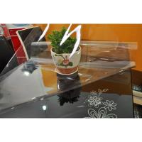 软玻璃PVC桌布防水防烫磨砂免洗塑料餐桌垫茶几垫透明胶垫水晶板_268_837 90厘米宽度*长度10厘米单价 纯透明2.0厚