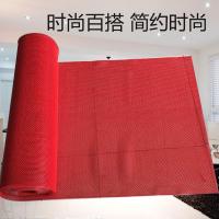 PVC垫厕所防滑垫塑料隔水垫卫生间防水垫浴室防滑地垫！_551 90*1米（加厚款） 红色