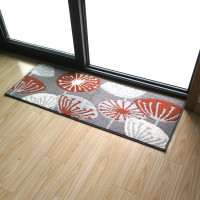 桔红色彩圈蒲公英长条 约60*90cm