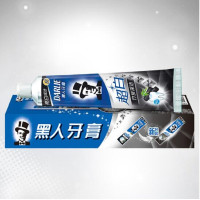 黑人超白竹炭深洁美白牙膏190g