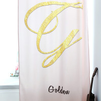 北欧风格ins窗帘布菠萝粉色少女心卧室网红公主风客厅成品半遮光_1 宽1.3高1.8挂钩【高度免费改短】 甜心唯蜜窗帘B款