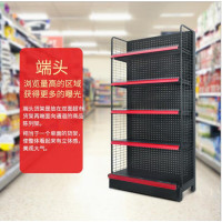 便利店超市货架单面双面文具店货架药店货架背孔洞洞板货架挂钩 加层