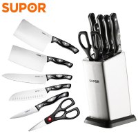 苏泊尔（SUPOR）7件套菜刀厨房刀具不锈钢锋刃系列TK1505E套组