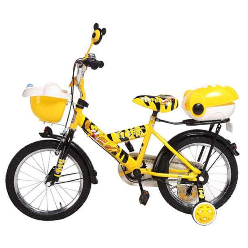 好来喜16寸半分体自行车-黄色