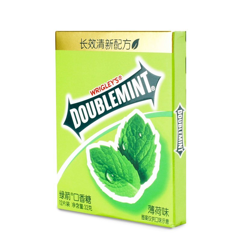 绿箭 金装口香糖薄荷味12片装