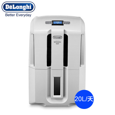 德龙(DeLonghi) DDSE20 除湿机 家用抽湿机 地下室吸湿机 净化干衣 静音干燥 大除湿量