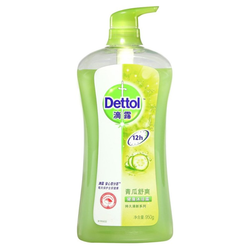 滴露(dettol) 健康沐浴露 青瓜舒爽 950克 *2个