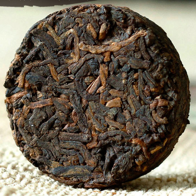 昌云 普洱茶熟茶 迷你小沱茶 宫廷细芽玉饼 陈年老茶400g礼盒装礼品茶