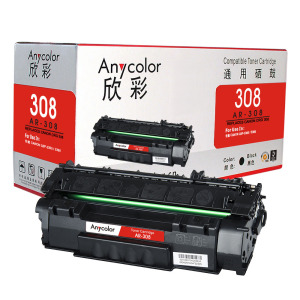 欣彩（Anycolor）CRG308硒鼓（专业版）AR-308黑色 适用佳能LBP3300 3360