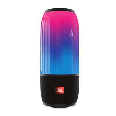 JBL Pulse3 音乐脉动3代三代 炫彩无线蓝牙音箱 音响 低音炮 便携迷你车载户外音响 防水音箱 典雅黑