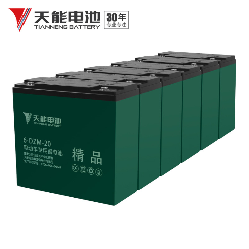 天能电动车电池铅酸电池72v20ah(6只)电池电瓶车 经典铅酸72v20ah(6只