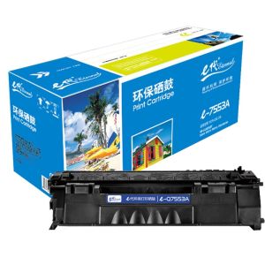 e代 e-7553A 硒鼓黑色 适用惠普HP LaserJet 2014/2015系列 2727系列打印机硒鼓 黑色