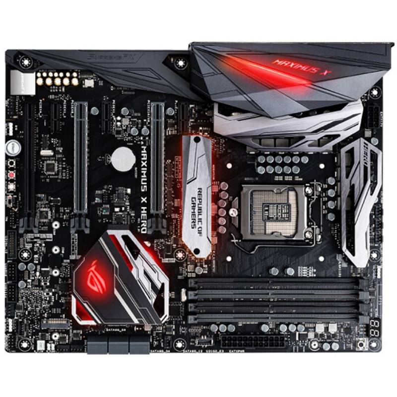 華碩(asus)玩家國度 maximus x hero 主板m10h(intel z370/lga 1151)