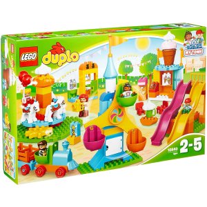 乐高（LEGO）DUPLO 得宝系列 大型游乐园 拼插积木塑料玩具 10840 2-5岁 块数100-200块