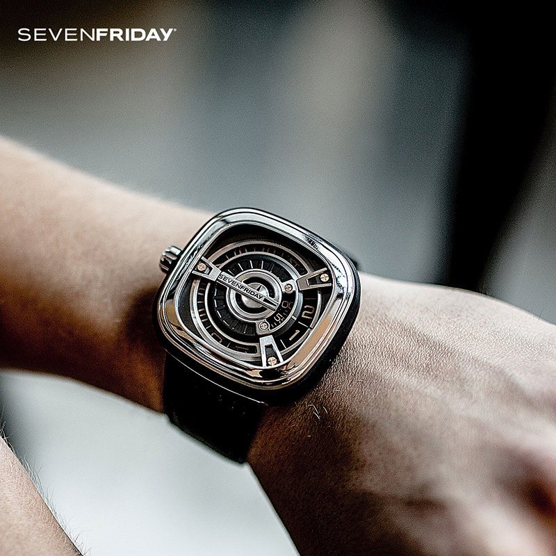 sevenfriday手表 m系列 七个星期五时尚瑞士表 防水皮带机械表m1/03