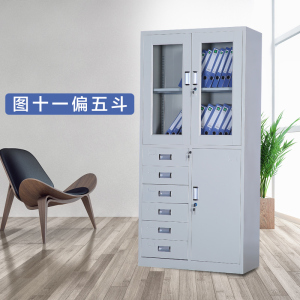 豫亨 办公家具铁皮柜文件柜更衣柜档案柜办公室资料柜其他金属办公柜类带锁家用储物阳台柜