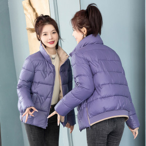 棉衣女潮2023年新款韩版加厚短款羽绒棉服洋气小棉袄百搭立领外套