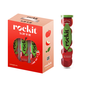 [冠町甄选] 新西兰Rockit火箭小苹果2筒装单桶350g 新鲜进口水果生鲜