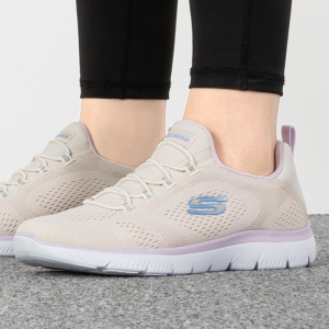 Skechers斯凯奇女子新款撞色健步鞋软弹运动休闲鞋149523-NVNP ZP
