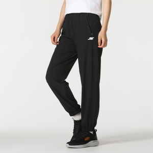 Skechers斯凯奇女裤新款运动休闲舒适梭织长裤P223W070-002A ZP