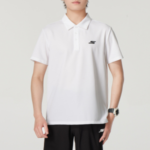 Skechers斯凯奇男女装新款运动服健身训练户外时尚休闲短袖POLO衫T恤P224M126-03K8 ZP