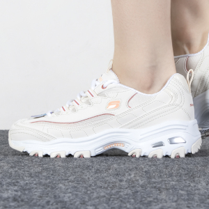 Skechers斯凯奇女鞋新款熊猫鞋网面透气舒适运动休闲鞋896121-NTMT ZP