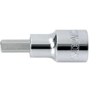 卡尔 12.5mm系列50mm长内六角旋具套筒