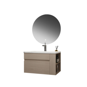 金牌卫浴GOLD 白橡原木 侧柜原木色浴室柜 RFJZY8938-80 (含安装)