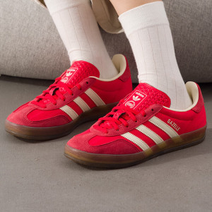 阿迪达斯 (adidas)三叶草男女鞋 GAZELLE INDOOR时尚百搭低帮耐磨休闲板鞋JH5405 ZP