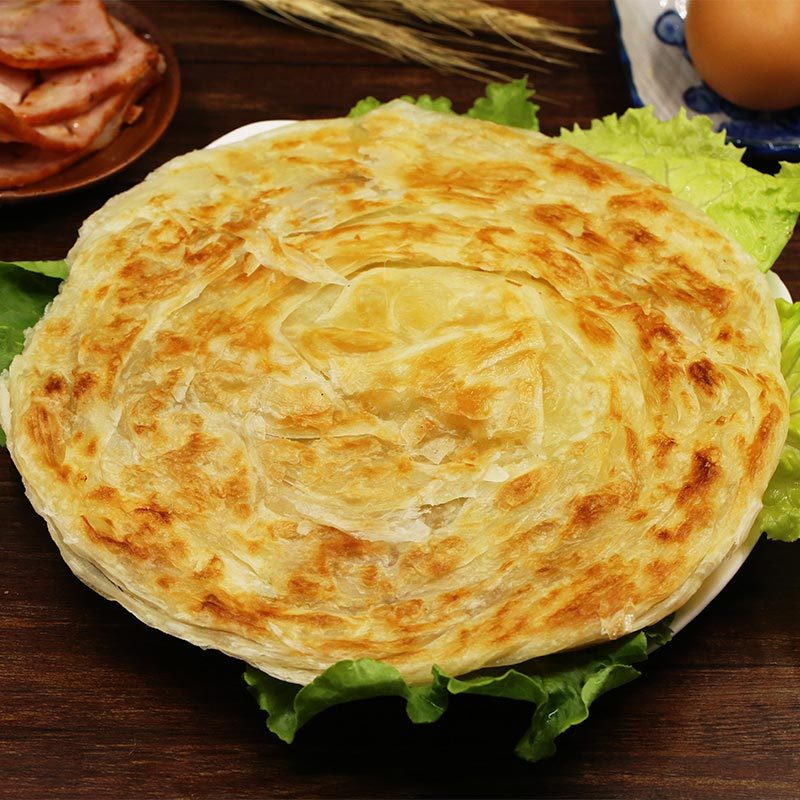 【苏宁生鲜】俏侬原味手抓饼1kg(10片装) 方便速食 面点 早餐