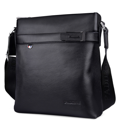 顺丰配送-Padieoe时尚潮流真皮男包单肩包竖款斜挎包男士包包休闲韩版商务包