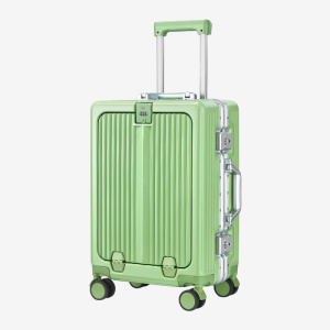 新款行李箱20寸登机箱新干旅行箱铝框拉杆箱海关锁抗摔密码箱