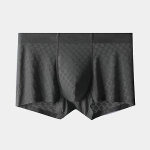 内裤夏季男透气网孔花纹男内裤厂家定制贴牌男生内裤棉内裤衩