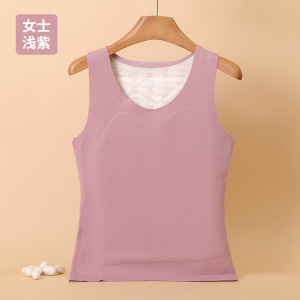 100%羊毛填充男士保暖背心冬季女士德绒三层打底坎肩马甲百搭款