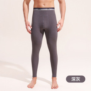 男士免穿内裤秋裤二合一有7A内裆紧身弹力高腰打底保暖裤男款