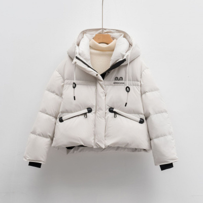 90绒新国标羽绒服女简约加厚冬季短款鸭绒新款羽绒服