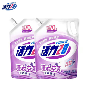 活力28薰衣芬芳洗衣液持久留香去污去渍手洗机洗家庭实惠大包装