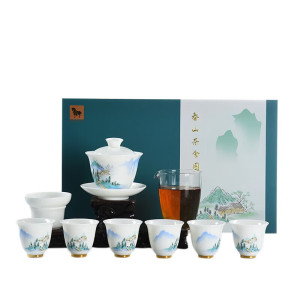 八馬茶業 春山茶舍图茶具套组 TZC166