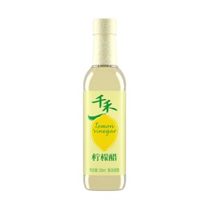 千禾柠檬醋500ml/瓶装纯粮酿造凉拌点蘸水果醋安岳柠檬酵素食用醋