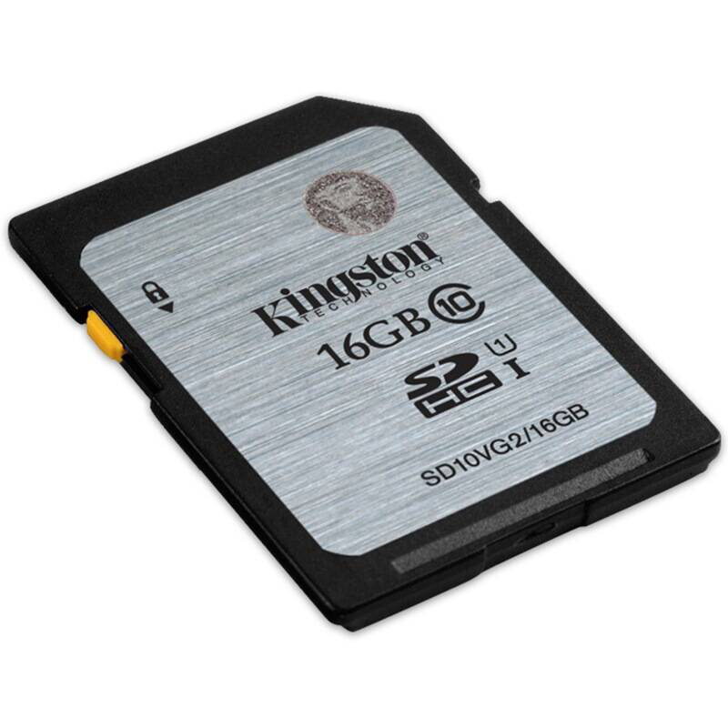 金士顿(kingston 16gb class10 sd相机存储卡 80m/s 上海金童