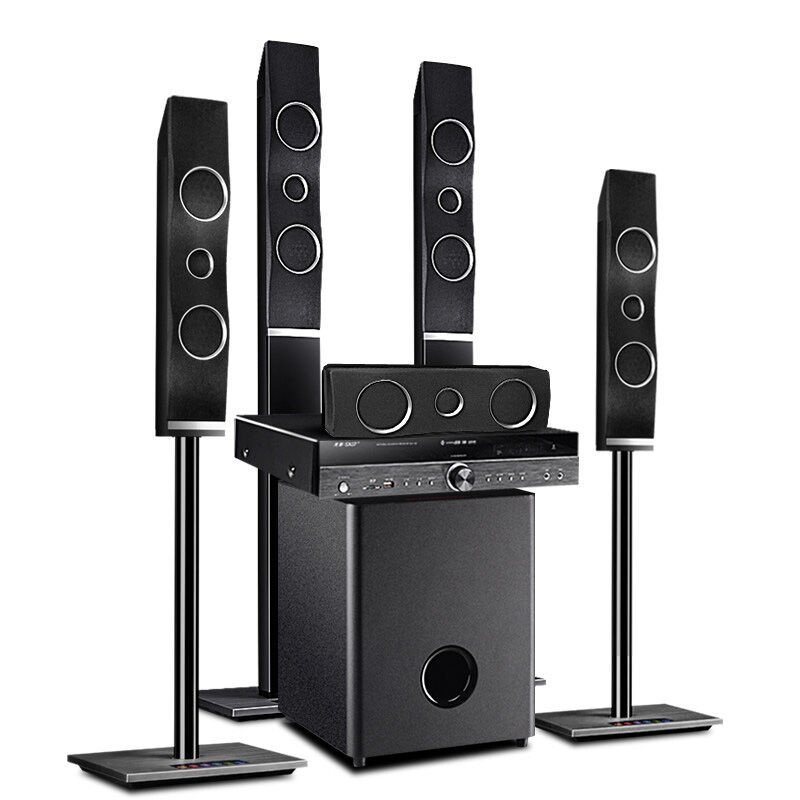 1家庭影院音响 8寸重低音hifi蓝牙 带功放组合音箱 先科(sa