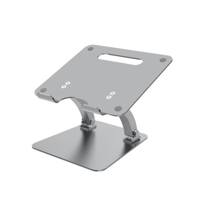 STW笔记本支架托桌面升降简约折叠式铝合金苹果mac电脑架散热支架Macbook笔记本电脑支架太空灰