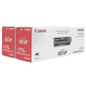 佳能 (Canon) 双包装黑色硒鼓 Cartridge 303VP