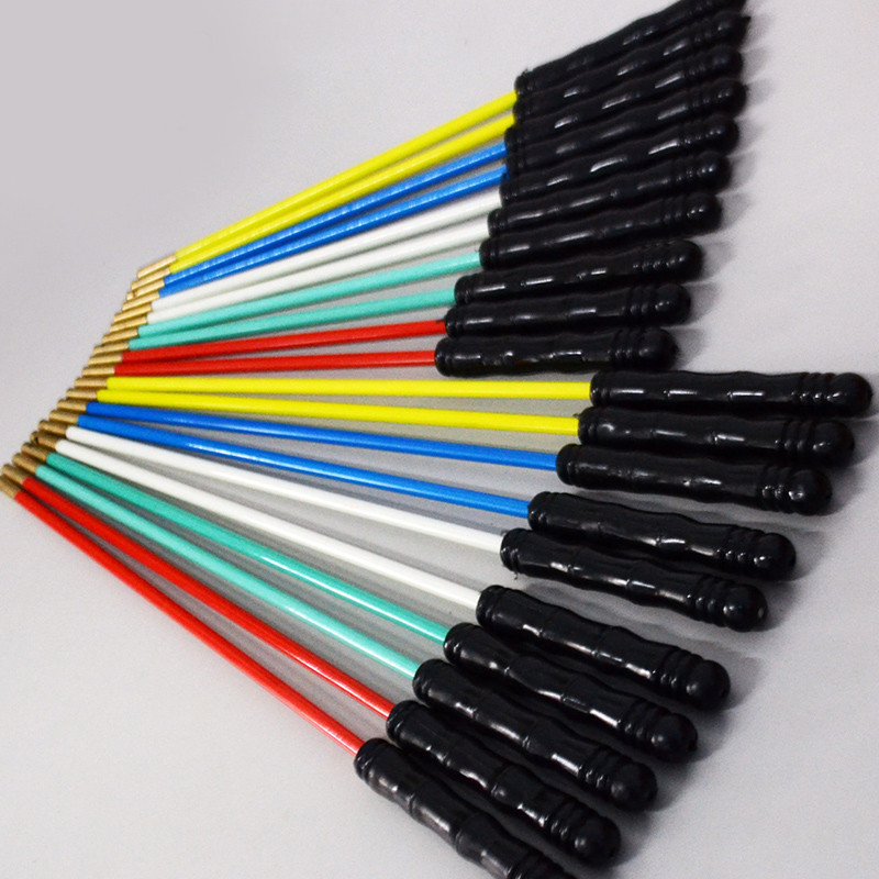 华铃空竹 抖杆 竹节软胶手柄 玻璃钢 铜头抖杆 专业空竹杆 c0304