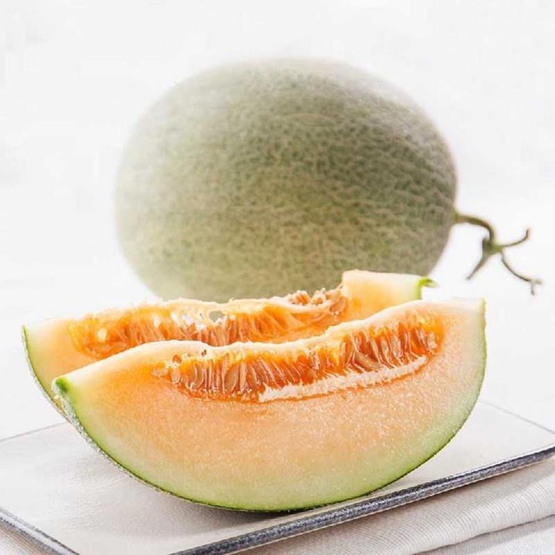 七果果 青皮哈蜜瓜 1个 3-4斤 甜瓜 新鲜水果 sg